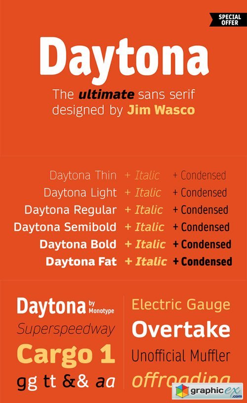 Daytona Font Family 