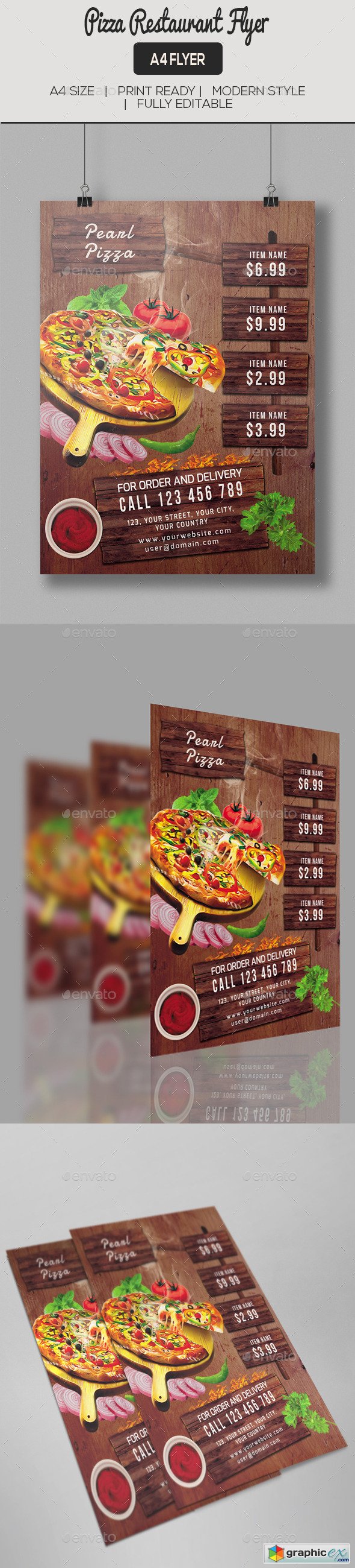 Pizza Restaurant Flyer