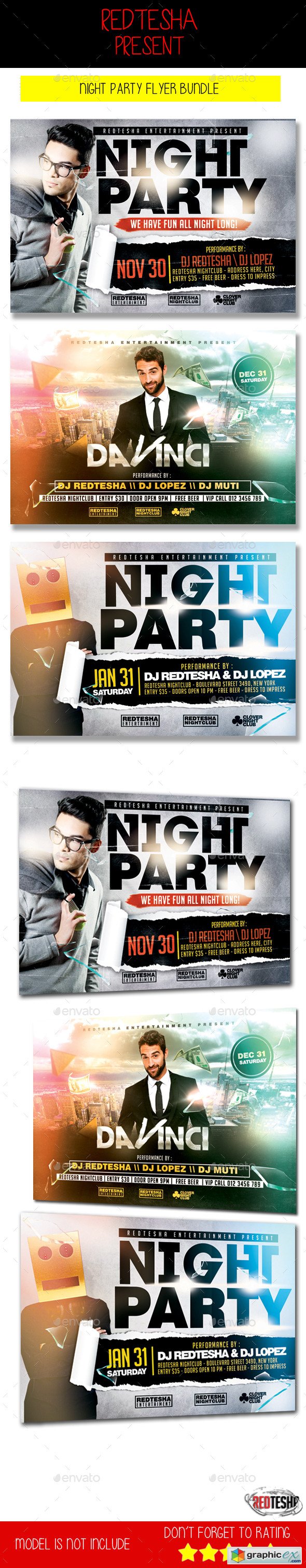 Night Party Flyer Bundle 14322161