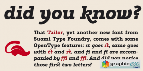 Tailor Font Family