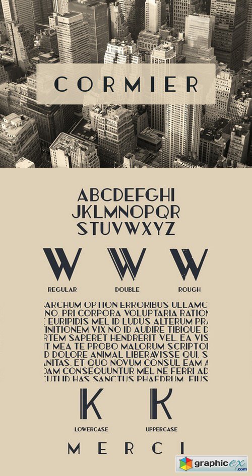  Cormier Typeface 