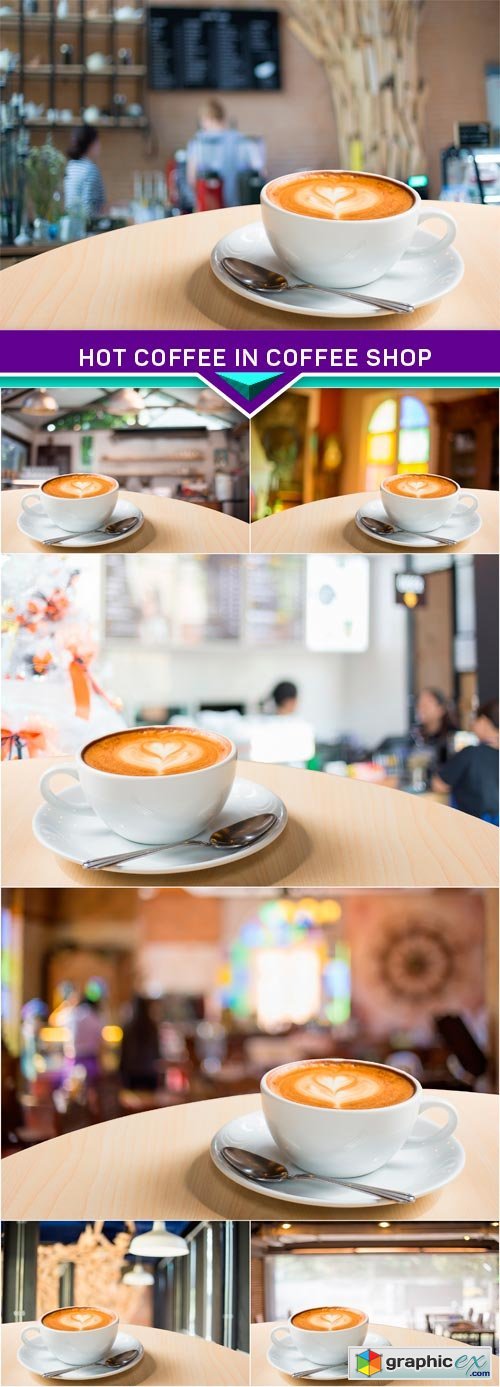 Hot coffee in coffee shop 7x JPEG