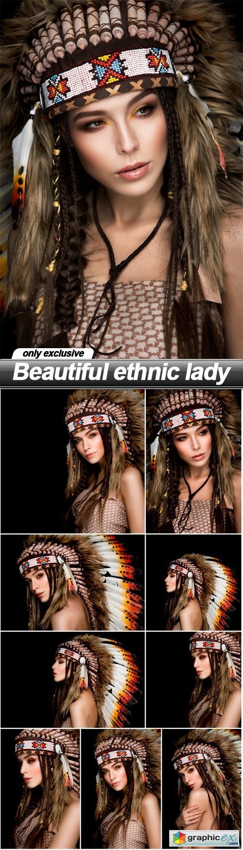Beautiful ethnic lady - 9 UHQ JPEG