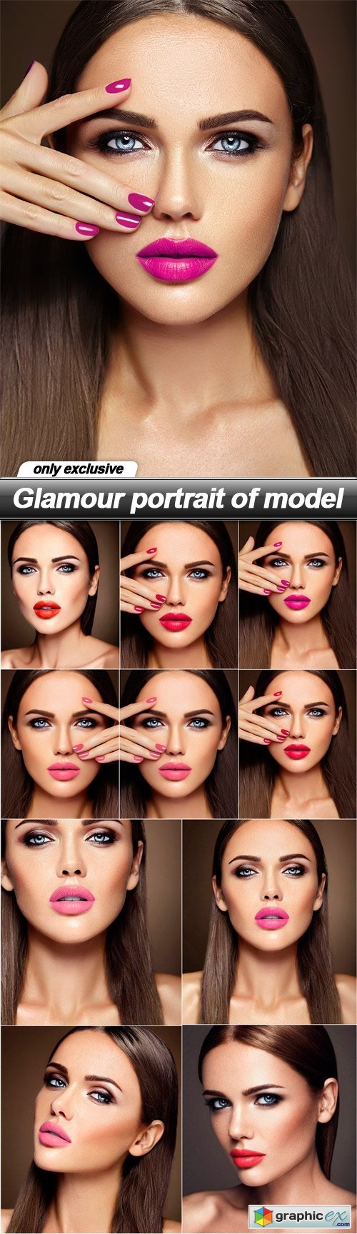 Glamour portrait of model - 10 UHQ JPEG