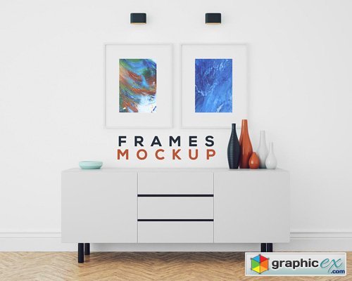  Double Frame Mock-up Template