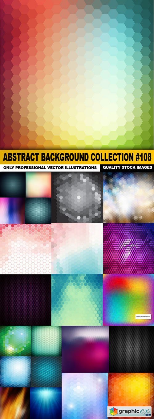 Abstract Background Collection #108 - 25 Vector