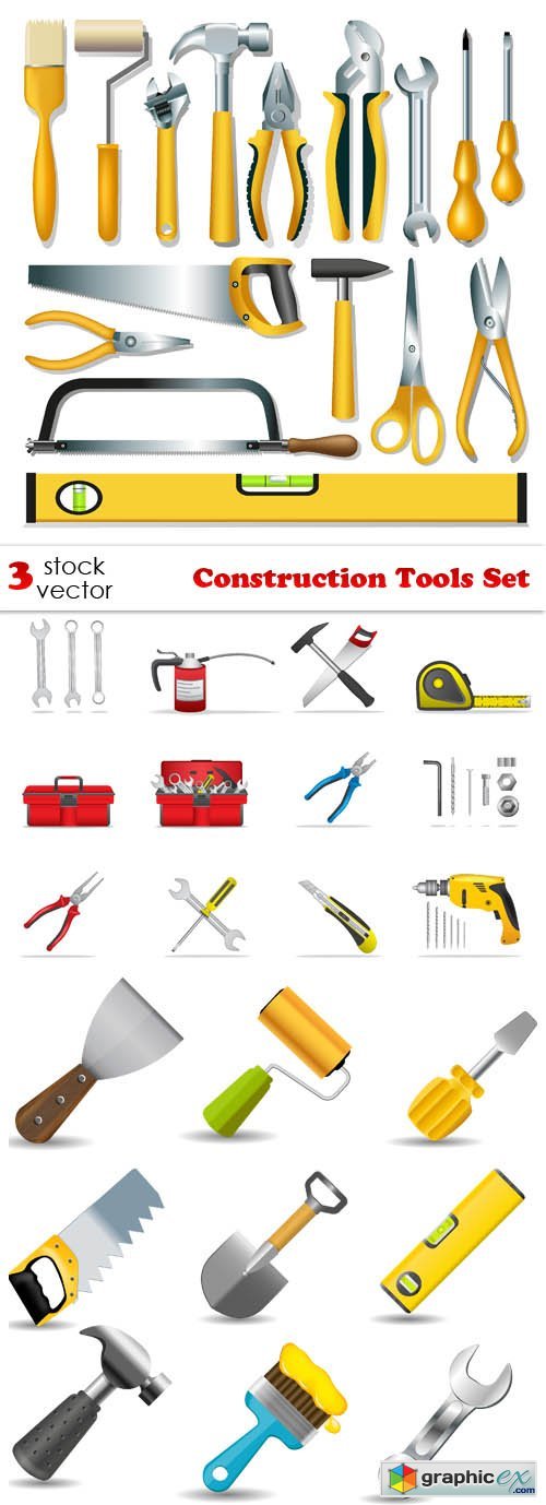 Vectors - Construction Tools Set