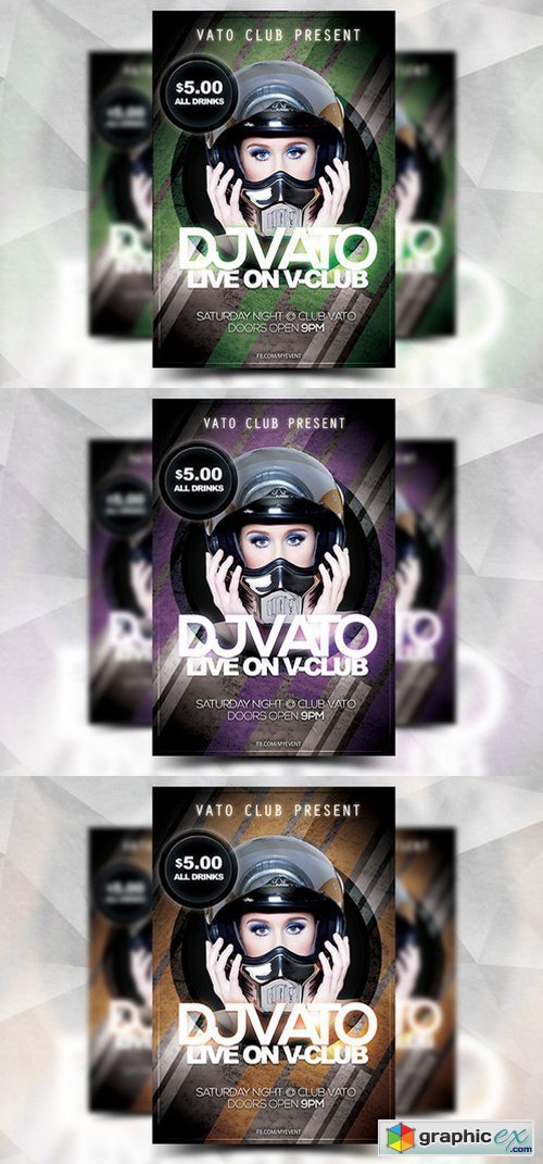 Grunge Club - Flyer Template