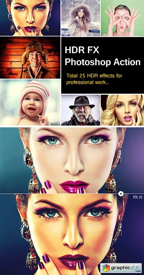 HDR FX Pro Photoshop Action