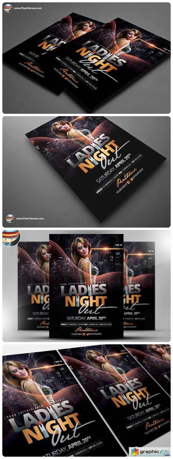 Ladies Night Out Flyer