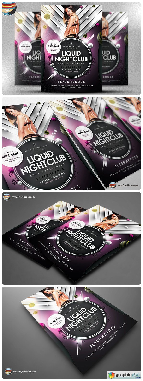  Liquid Nightclub Flyer