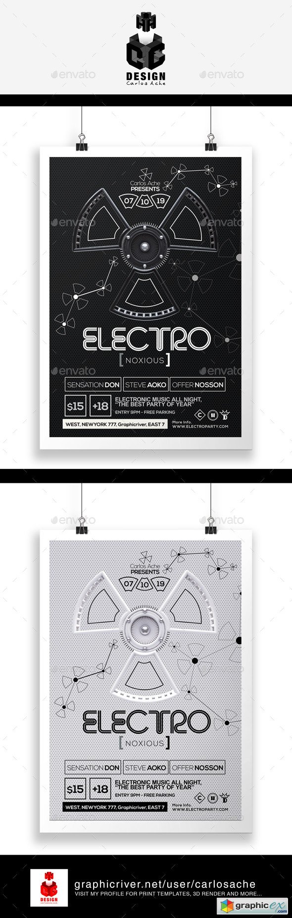 Electro Noxious - Flyer & Poster Template