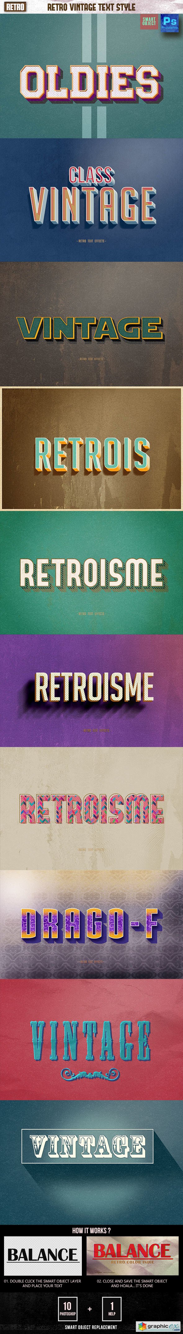 Retro Vintage Text Style Vol4