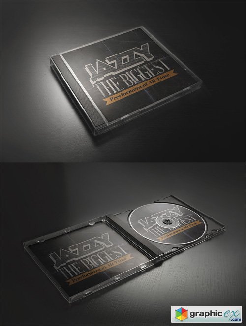  CD Mock-up Template