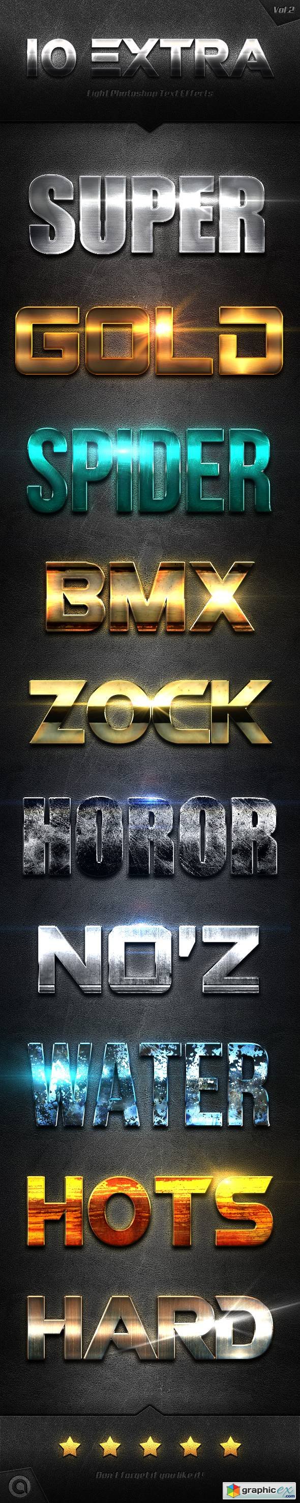 10 Extra Light Text Effects Vol2