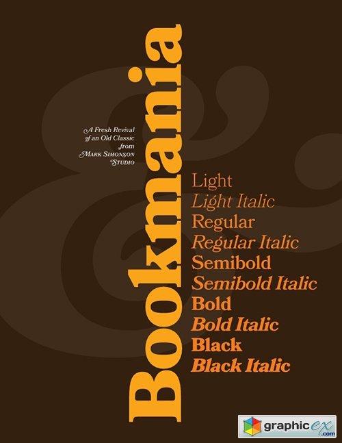 Bookmania Font Family - 10 Font
