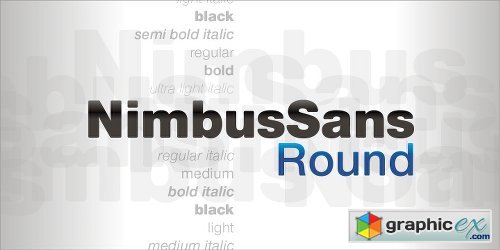 Nimbus Sans Round Font Family 16 Font 