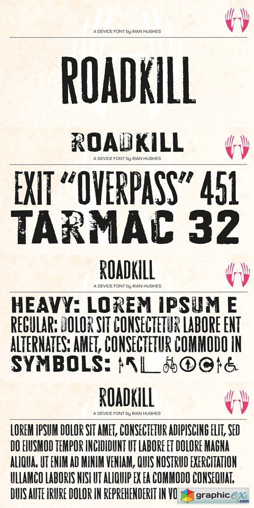 Roadkill Font Family
