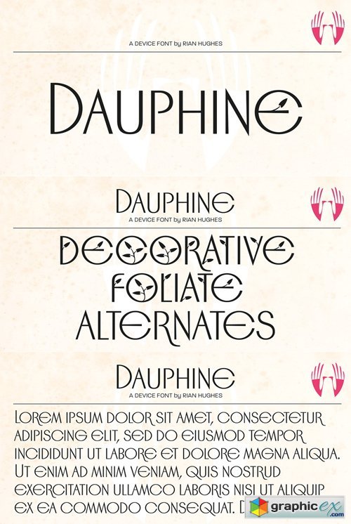 Dauphine Font Family 