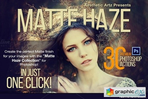 Matte Haze Photoshop Actions - Pro Retouching Workflow