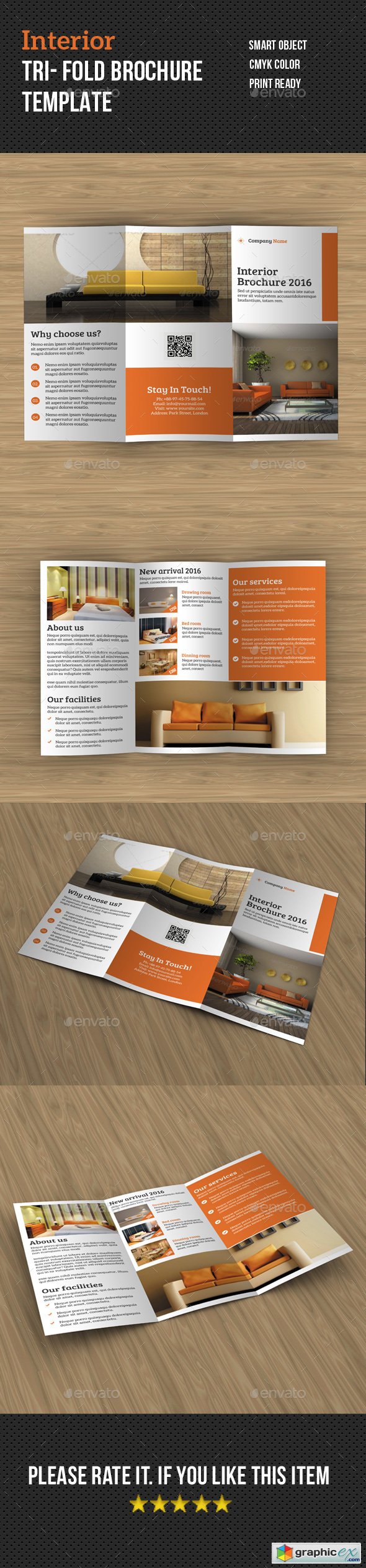 Interior Tri- Fold Brochure