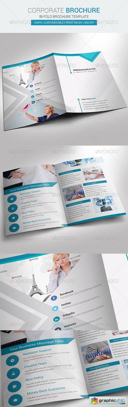 Bi Fold Brochure Corporate 6785348