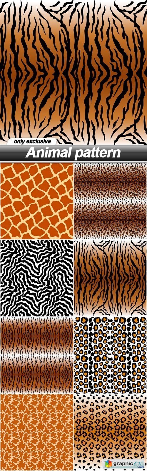 Animal pattern - 8 EPS