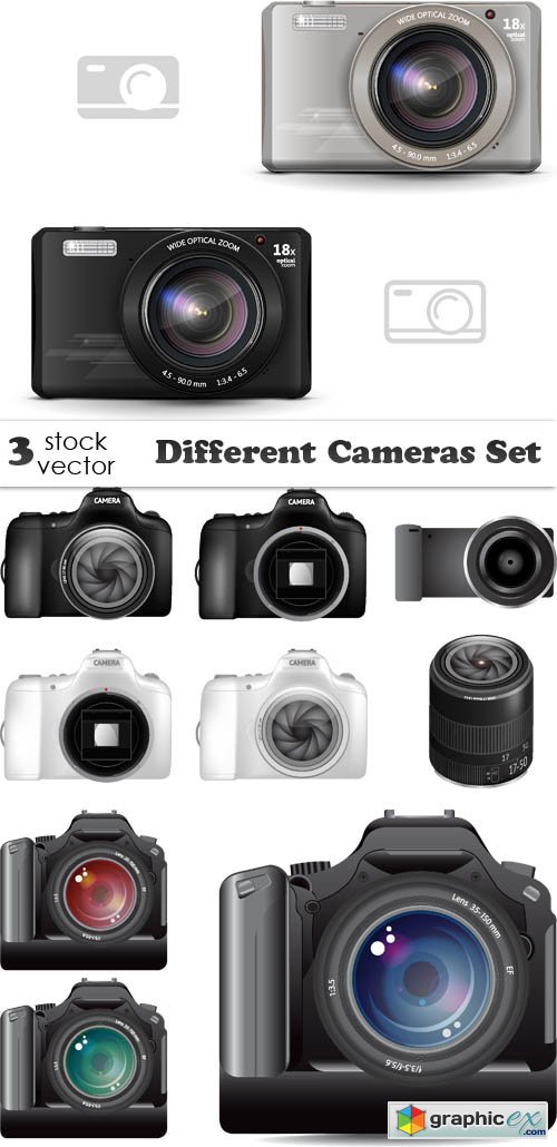Vectors - Different Cameras Set