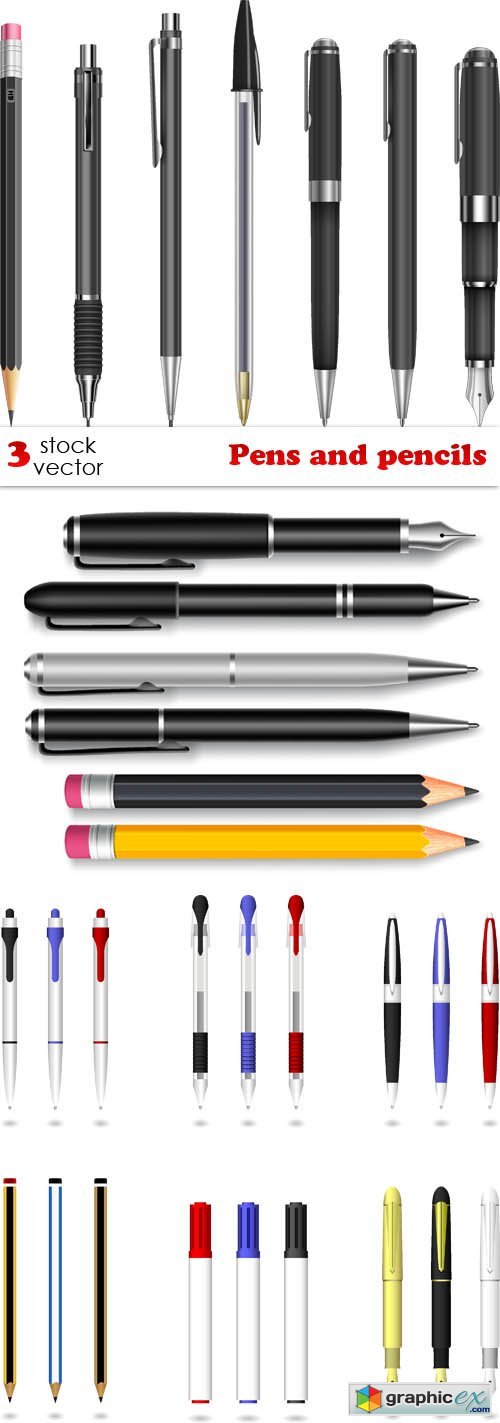 Vectors - Pens and pencils