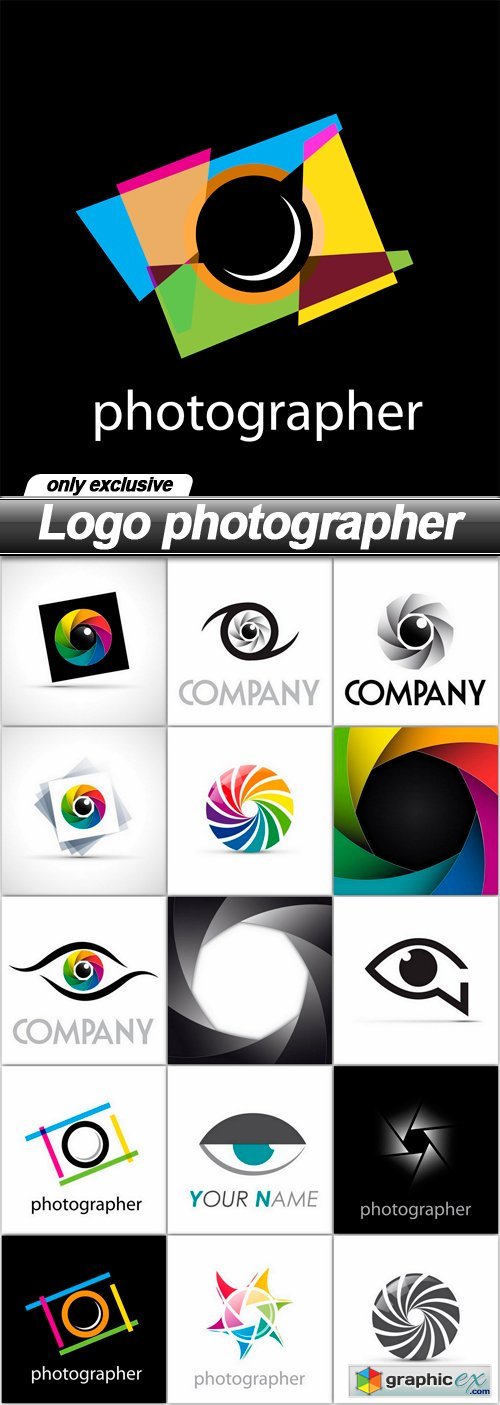 Logo photographer - 16 EPS