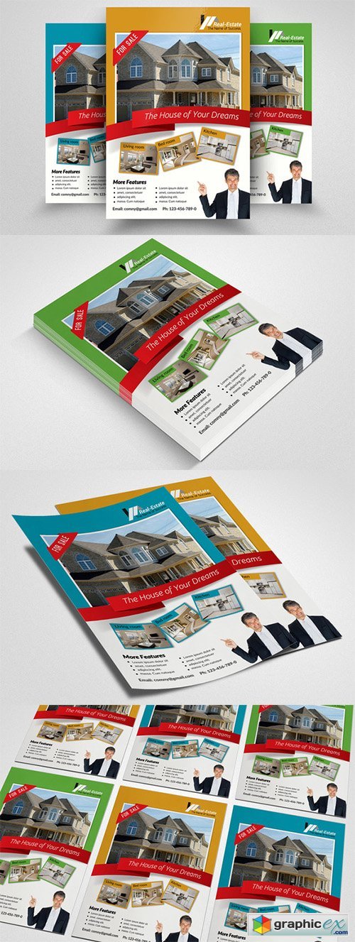 Real Estate Agency PSD Flyer 553978