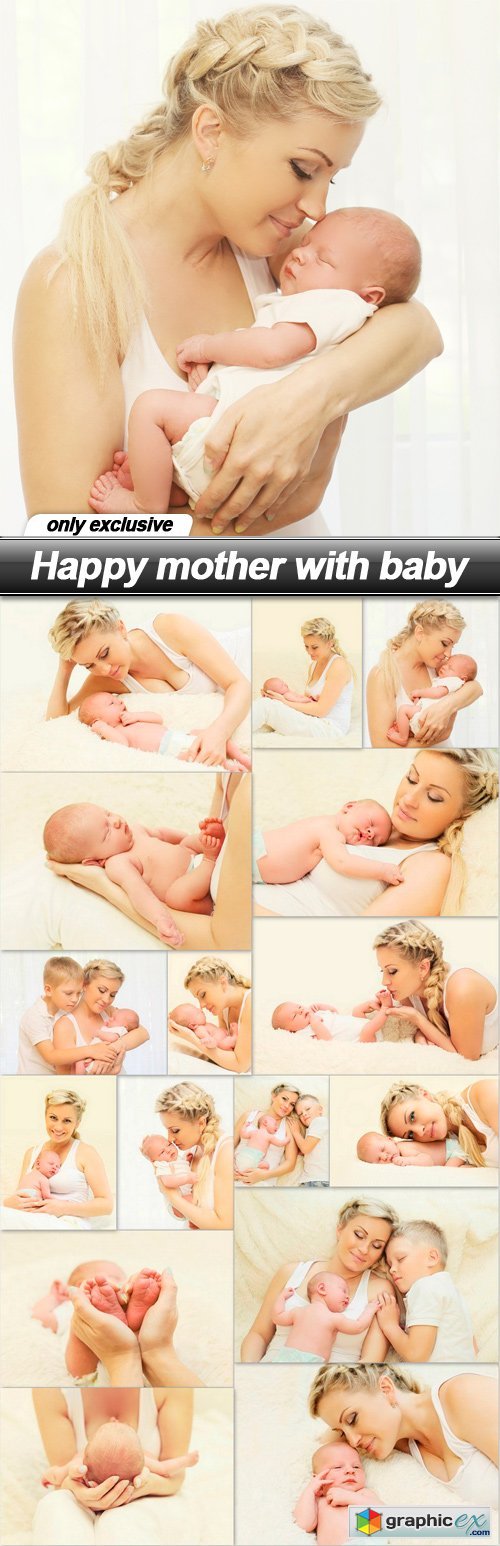 Happy mother with baby - 16 UHQ JPEG