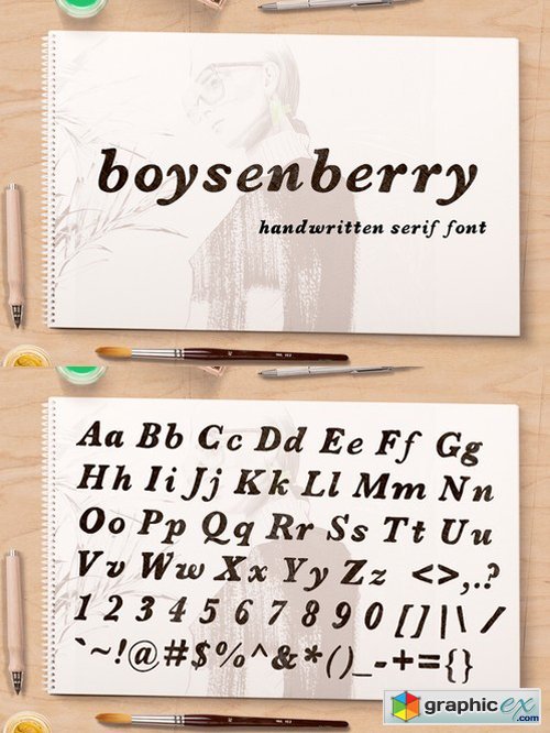 Boysenberry Display Font 