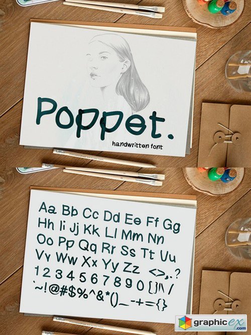 Poppet Display Font 
