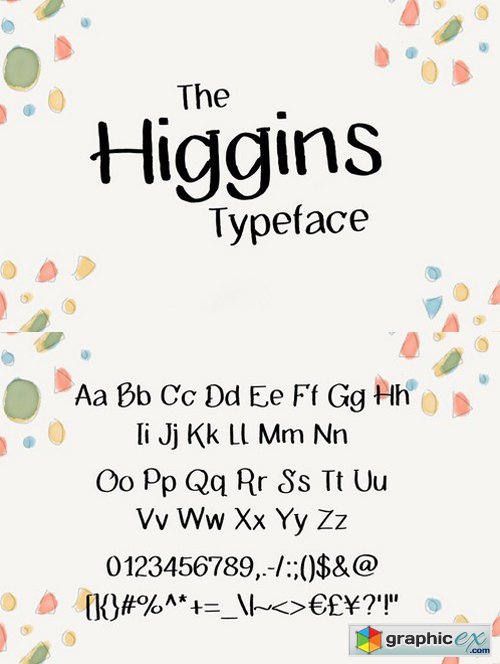 The Higgins Typeface