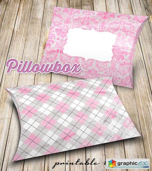 Printable Pillowbox Pink