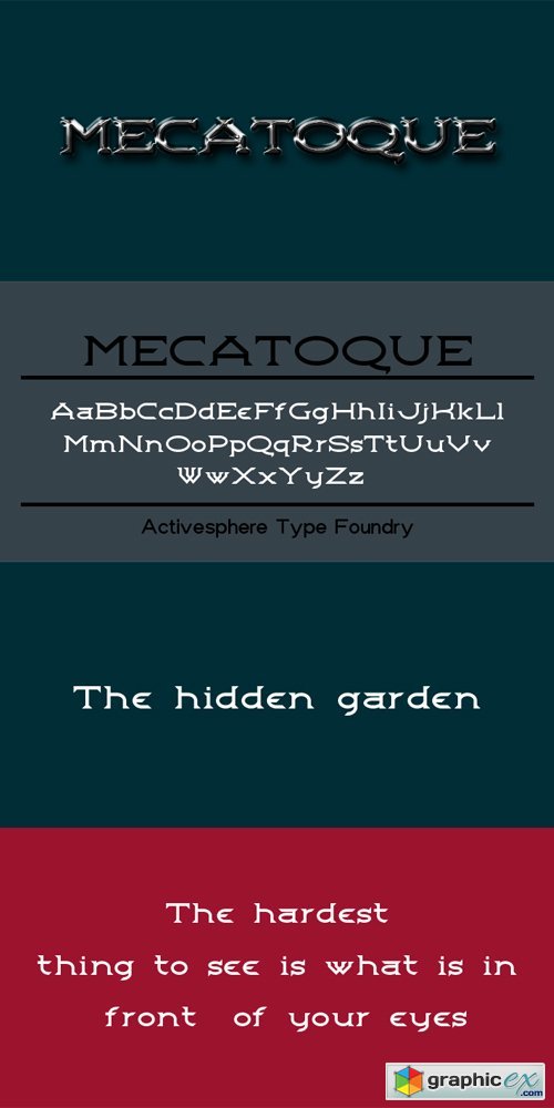 Mecatoque Font Family 
