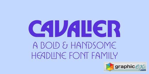 Cavalier Font Family - 5 Font