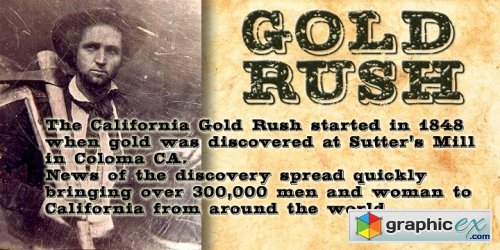 Gold Rush Font Family