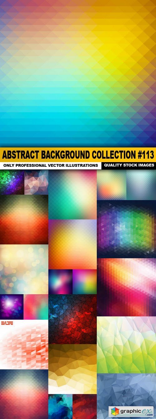 Abstract Background Collection #113 - 25 Vector