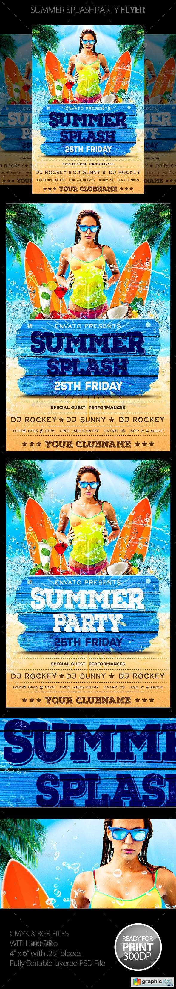 Summer Party Flyer 11581095