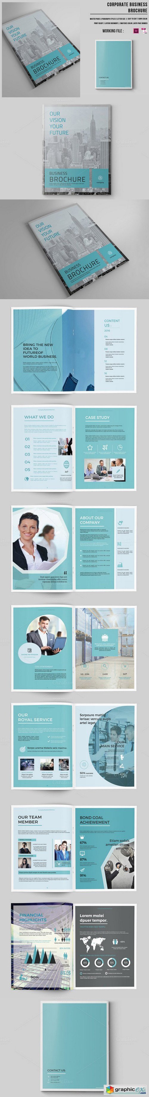 Business Brochure | 16 Pages |-v421