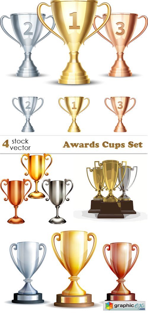 Vectors - Awards Cups Set