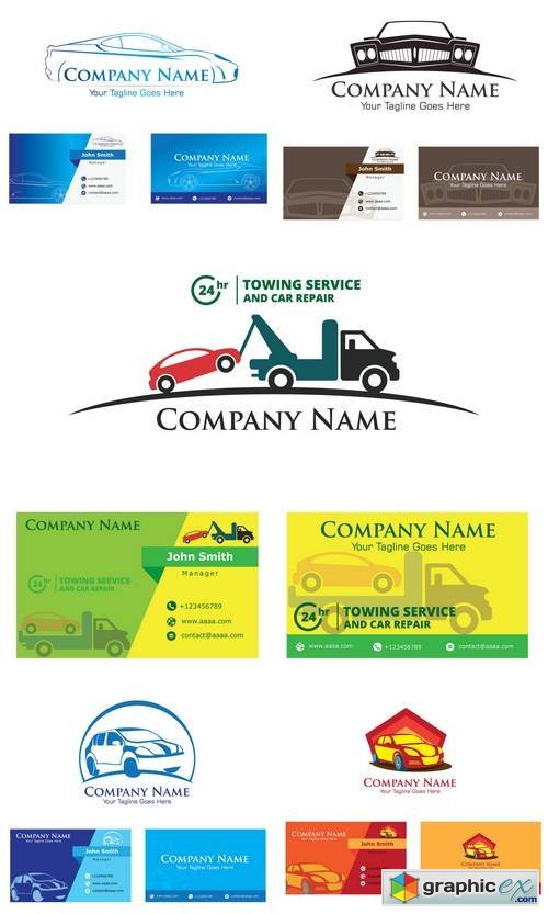 Car logo - Business card