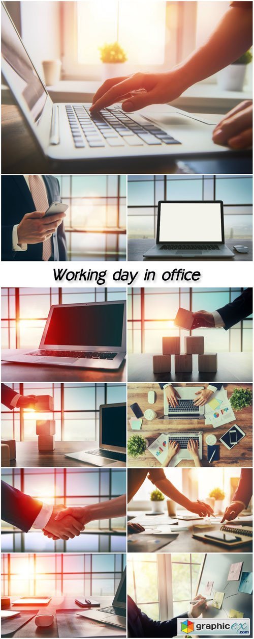 Working day in office
