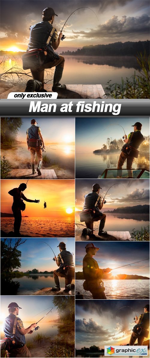 Man at fishing - 8 UHQ JPEG