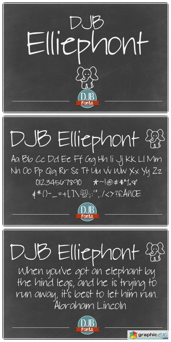 DJB Elliephont Font
