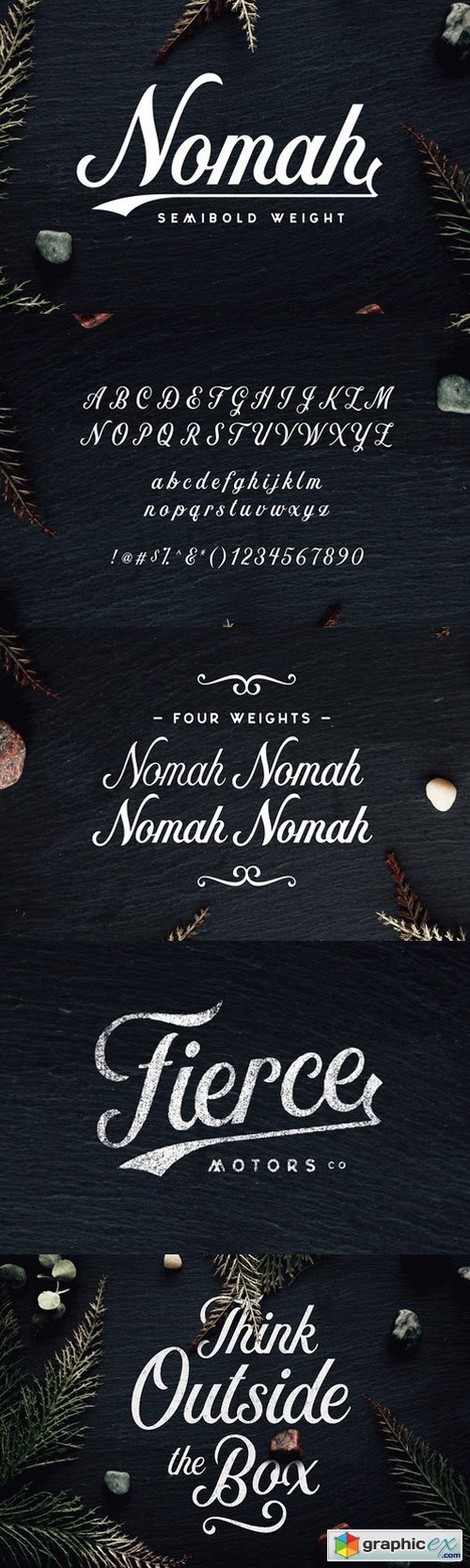 Nomah Semibold Script Font