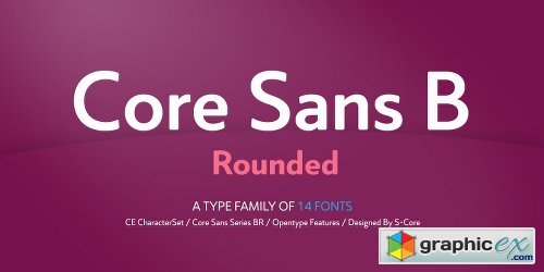 The Core Sans BR Font Family 14 FONTS