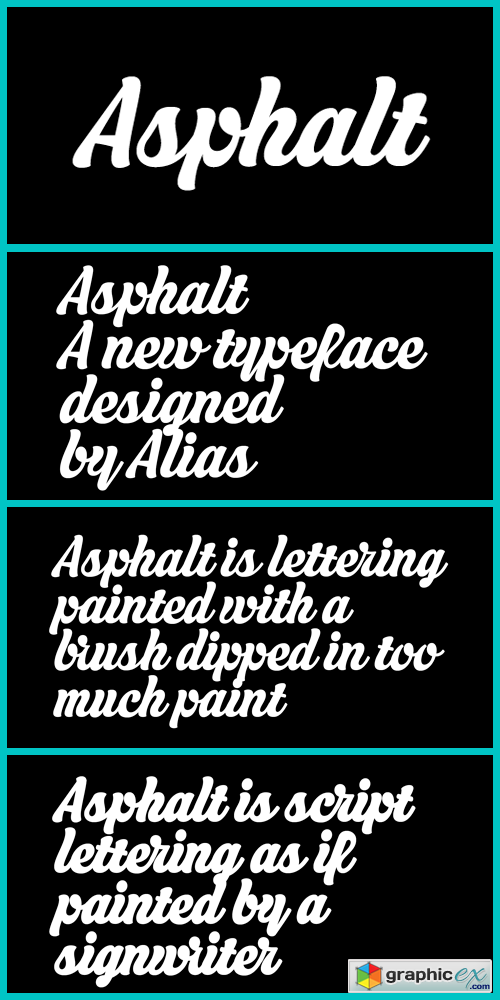 Asphalt Font Family